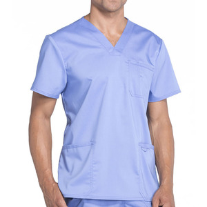 Uniformes de quirófano para hombre, elegantes, suaves, transpirables, uniformes de salón y spa, uniformes dentales coloridos para hombre - Product Image 3