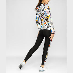 Chándal de mujer de talla grande Gymwear personalizado hacer nuevo diseño sublimación cordón conjunto de dos piezas - Product Image 5