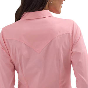Camisa Vaquera Moderna para Mujer, Corte Regular, Uso Diario, Transpirable, Estilo Profesional, Camisa Vaquera para Mujer - Product Image 4
