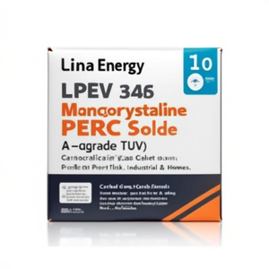 Panneau solaire monocristallin PERC Lina Energy LPEPV 345, qualité A, certifié TUV, avec couvercle avant en verre, emballage sur palette, pour usage industriel et domestique - Product Image 2