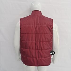 <b>Men's</b> Winter Stand Collar Thickened Shriner Soft Zipper Pocket Breathable Outer Wear OEM Service Outdoor Sports Warm Vests - Product Image 4