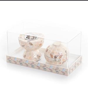 Best Price Traditional Incense Holder India Handcrafted Wood <b>Bone</b> Inlay Bakhoor Burner Acrylic Tray Box Design Scented Features - Product Image 6