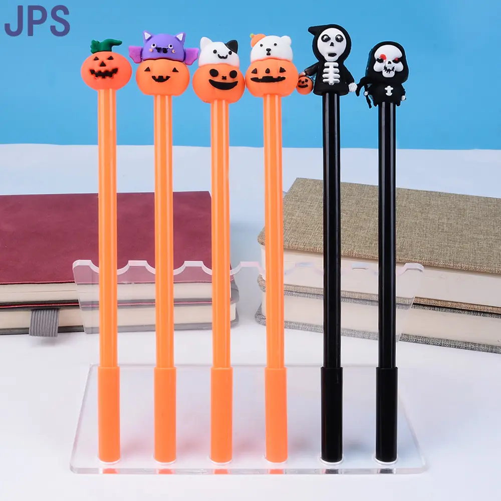 Jps OEM biểu tượng tùy chỉnh Halloween bí ngô 0.5mm Gel bút