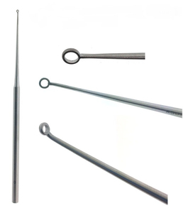 Meilleurs instruments chirurgicaux Ensemble d'instruments manuels Curettes de boucle d'oreille de chirurgie ORL émoussée en acier inoxydable de qualité médicale - Product Image 5