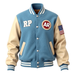 Chaqueta Bomber Unisex Estilo Motociclista con Mangas de Cuero Impermeables y Resistentes al Viento con Revestimiento Personalizado al por Mayor OEM - Product Image 3