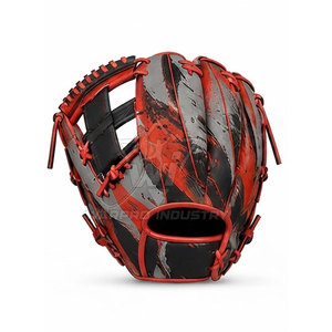 Gants de baseball à doigts entiers Comfort Fit, mitaines de fielding durables en cuir léger, pour lanceur droitier, unisexe, solides pour la première base - Product Image 3