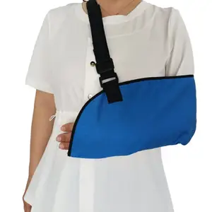 Atacadista de fábrica imobilizador de ombro médico ortopédico ajustável respirável suporte de cotovelo cinto de braço para quebrado