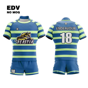 Bajo MOQ Custom Rugby Jersey Diseño libre Rugby Fútbol Desgaste Uniforme - Product Image 3