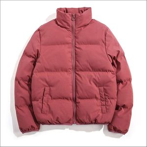 Blouson d'hiver matelassé personnalisé pour homme 2024 en toile, effet bulle, brillant, réfléchissant, col montant, à capuche, fermeture éclair, imperméable - Product Image 1