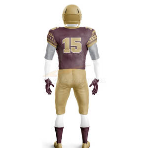 Alta calidad sublimación uniforme de fútbol americano al por mayor personalizado Jersey pantalones jóvenes adultos hombres mujeres equipo desgaste - Product Image 6