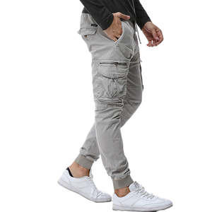 Séchage rapide cordon hommes pantalons mode Joggers Cargo athlétique pantalons de survêtement sport Fitness pantalons de plein air pantalons avec poches - Product Image 6