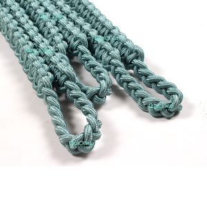 Cordon d'épaule tressé épais blanc QUICK WAY INDUSTRIES, accessoire uniforme tissé - Product Image 6