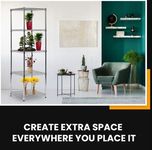 Modern steel storage shelving <b>rack</b> for home hotels and restaurant <b>kitchen</b> living room made in india hot selling 2023 wholesale - Product Image 3