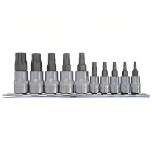 Gedore KL-4043-100 10-Piece Screwdriver Insert <b>Set</b> 1/4'' + 3/8'' IP TX-Plus for <b>Socket</b> Use - Product Image 3