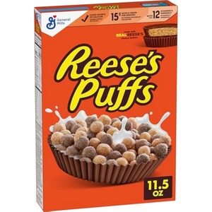Entrega rápida en Reeses Puffs Hearts Cereal 11,5 oz Edición limitada Cereal de desayuno Compre ahora Tasty Crunch en cada bocado - Product Image 5