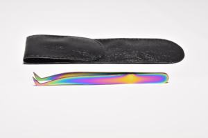 แหนบต่อขนตาปลอมแบบขนอ่อนพร้อมรูในด้ามจับพลาสมาหลายสี - Product Image 6