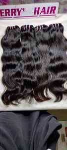 Haute Qualité Indien Naturel Ondulé 100g Bande-Dans Bundle Perruques Unique Donneur Brut Non Transformé Haute-Curl Style Extensions de Cheveux Humains - Product Image 3
