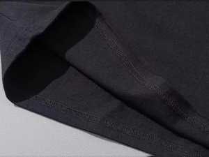 เสื้อยืดคอกลมแขนยาวสำหรับผู้ชายเสื้อยืดคอกลมขนาดใหญ่สำหรับฟิตเนสสีพื้นทรงหลวมสำหรับใส่เล่นกีฬาใส่ฤดูร้อนออกแบบโลโก้ได้เอง - Product Image 2