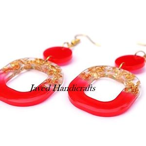 Javd Handicerafts High Quality New <b>Resin</b> <b>Earrings</b> Classic Vintage Style for Anniversary Engagement Gift Party Wedding - Product Image 2