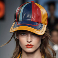 Casquettes de baseball unisexes personnalisables en cuir PU, style multi-panneaux, OEM, mode, snapback, haute qualité, confortables, sportives, streetwear