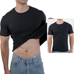 Camiseta clásica de manga 100% de algodón para hombre, camisetas de verano Vintage de gran tamaño con mangas cortas para Fitness también para mujer - Product Image 6