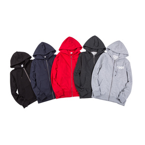 300 Gsm Cropped Boxy Fit Sudadera con capucha y sudadera en blanco Chándal sin cuerdas de gran tamaño Venta caliente Sudaderas con capucha - Product Image 1