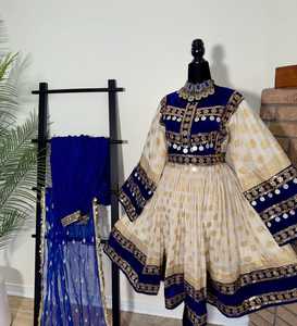 Robe légère pour femmes afghanes avec dentelle, robe afghane pour femmes très vendue, confortable, décoration, prix de gros bon marché - Product Image 2