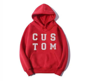 Sudaderas con capucha de chenilla bordadas personalizadas para hombre con logotipo, elección perfecta para equipos y eventos de marcas - Product Image 6