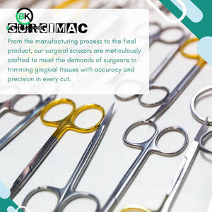 Tijeras Quirúrgicas Reutilizables de Acero Inoxidable, Calidad Profesional para Cirugía General - Product Image 5