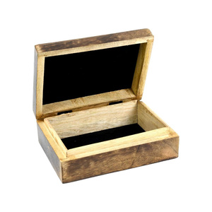 ผู้ผลิตและผู้ส่งออกจากอินเดีย กล่องเก็บเครื่องประดับไม้แกะสลัก ลายดาวห้าแฉก กล่องไม้มะม่วงสำหรับเก็บสมบัติและของที่ระลึก - Product Image 3