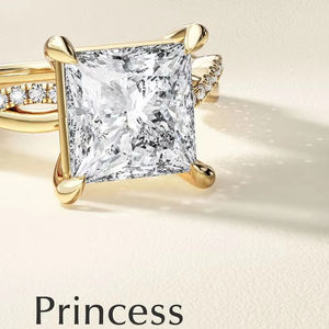 IGI Certified 3 Carat E VS1 Colección de diseñadores de lujo Diamantes sueltos de corte princesa cultivados en laboratorio natural de alta calidad - Product Image 6