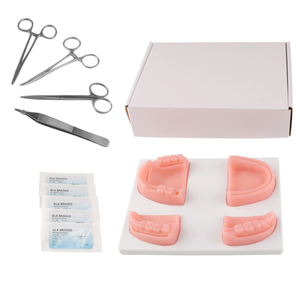 Kit de práctica de sutura dental 4 piezas Manual de acero inoxidable Certificado CE - Product Image 2