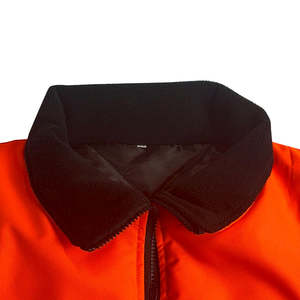 Chaleco de trabajo de seguridad para hombres con cierre de cremallera de cinta reflectante de alta visibilidad y múltiples bolsillos de almacenamiento - Product Image 3