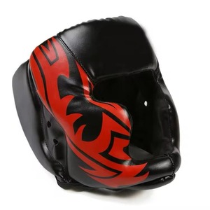 Kick Boxing Headguard/ Youth Boxing Headgear Venta caliente Mejor precio Boxeo Head Guard Open Face Sparring Head Guard - Product Image 3