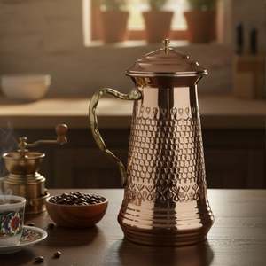 Pichet à eau classique en acier inoxydable 1,5 L – Design moderne et luxueux, durable, idéal pour les soirées vin - Product Image 4