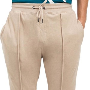 Venta al por mayor de pantalones de chándal casuales de algodón personalizado transpirable con bolsillo de cintura alta ropa de calle de los hombres pantalones Joggers Pantalones Color sólido - Product Image 6