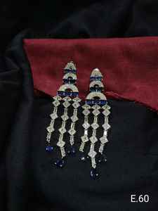 CONJUNTO DE PENDIENTES ESTILO CLÁSICO DE DIAMANTE AMERICANO PARA BODAS CONJUNTO DE PENDIENTES ESTILO CLÁSICO DE MODA PARA MUJER Y NIÑA - Product Image 2