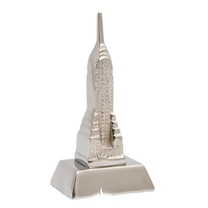 Aluminio Metal Forma irregular Chapado en plata Lujo Hecho a mano Excelente calidad Esculturas modernas de la India Escultura - Product Image 1