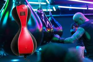 กระสอบทรายคุณภาพสูงแบบสองหัว สำหรับฝึกซ้อมมวย ฝึกปฏิกิริยาตอบสนอง น้ำหนักเบา/เป็นมิตรกับสิ่งแวดล้อม พกพาสะดวก ช่วยเพิ่มความเร็ว - Product Image 2