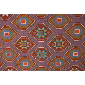 Tapis vintage 5,6x10,6 pieds, grand tapis turc, tapis à motifs de plantes et d'arbres rouges et violets - Product Image 4