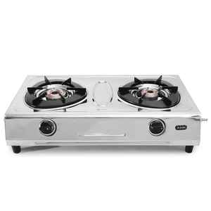 Wholesale Stainless Steel Two Ring Gas Stove Burner Home <b>Kitchen</b> Appliance for Ceramic Cooktops Direct B2B India - Product Image 1