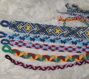 Handmade Friendship <b>Bracelet</b>, Woven or Anklet Chevron - Colorful - <b>String</b> - Trendy - *CUSTOMIZABLE* - Product Image 1