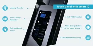 Purificateur d'eau domestique à osmose inverse de comptoir, intelligent, à 5 étapes, avec panneau tactile et micro-ordinateur, à rinçage automatique - Product Image 4