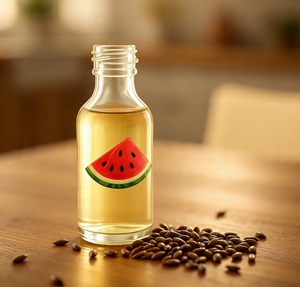 100% Huile de melon d'eau pure pressée à froid, de qualité cosmétique pour les formulations de cheveux, de peau et de beauté | En vrac et en gros - Product Image 3