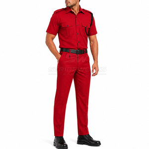 Uniforme de sécurité Premium Guard pour hommes et femmes, polo à manches longues et pantalon assorti pour une utilisation quotidienne en extérieur - Product Image 4