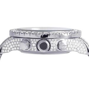 Reloj de pulsera de acero inoxidable con incrustaciones de diamantes VVS cultivados en laboratorio, diseño personalizado de última moda, para hombre, de alta calidad. - Product Image 4