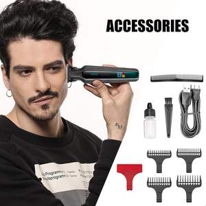 Tondeuse à cheveux professionnelle pour hommes, autonomie de 360 minutes, lame en T, tondeuse de barbier à écartement zéro, alimentée par batterie USB-C, version US - Product Image 4