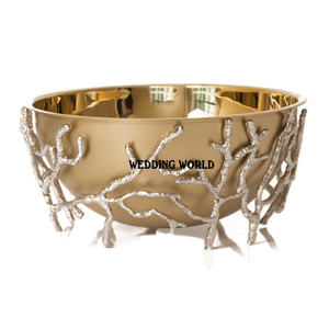 Bol à chocolat en acier inoxydable avec plateau Bol à chocolat fait main de haute qualité Classique Élégant Fantaisie Nouveau bol à chocolat - Product Image 6