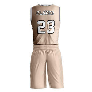 Nouvel uniforme de basket-ball cousu pour hommes uniforme de basket-ball léger respirant anti-rides sur mesure avec un taux raisonnable - Product Image 2