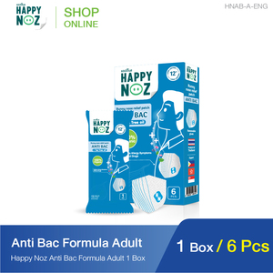 Parches Bucales, Nasales y Corporales con Fórmula Antibacteriana HAPPY NOZ para Adultos - Product Image 1